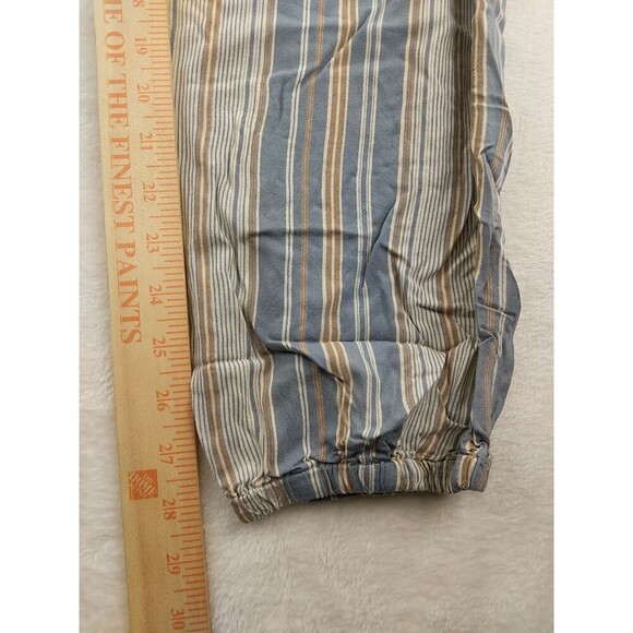 Angie Boho Style Jogger Vertical striped Tassled Drawstring Pants Womens Sz S - Picture 8 of 9